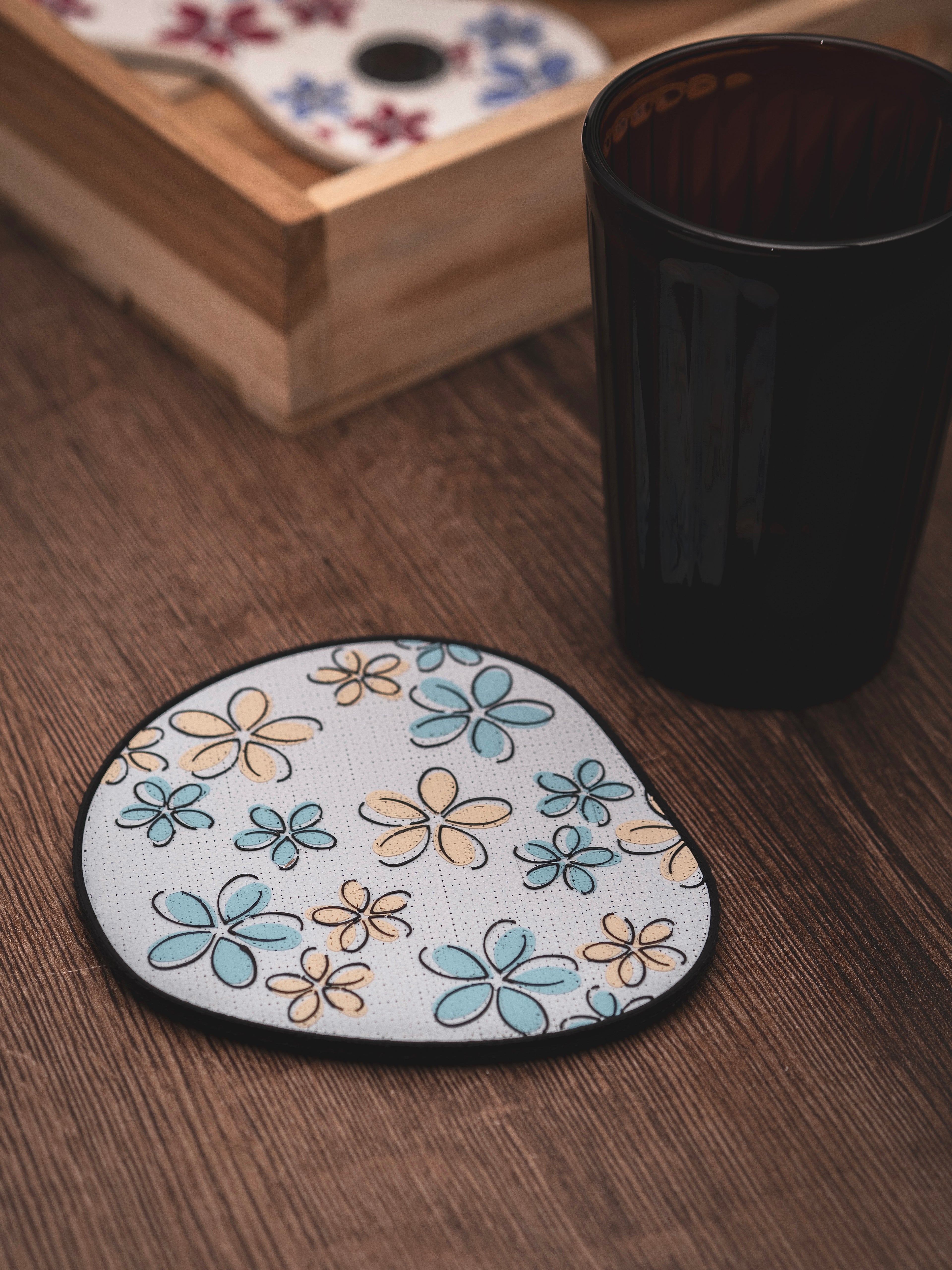 Untersetzer bloom art | 12 cm | verschiedene Farben