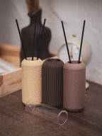 Duftstäbchen-Diffusor | Mini-Vase | versch. Farben | inkl. 3 Stäbchen & Glaseinsatz