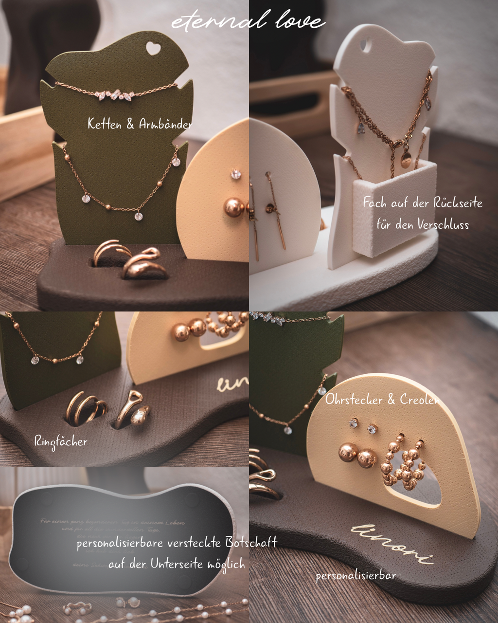 eternal love | Schmuckständer für besondere Schmuckstücke | Brautschmuck Erinnerungsschmuck | linori edition