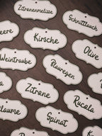 Pflanzenstecker in weiß-grün | personalisierbar