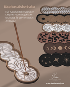 Räucherstäbchen Halter | 16 cm - verschiedene Farben | + 1 Gratis Räucherstäbchen