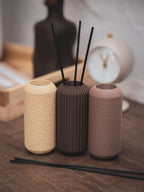 Duftstäbchen-Diffusor | Mini-Vase | versch. Farben | inkl. 3 Stäbchen & Glaseinsatz