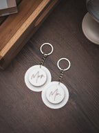 Flaschendeckel Strohhut mr. & mrs. für Bier, Limo & kl. Sektflaschen | auch als Schlüsselanhänger