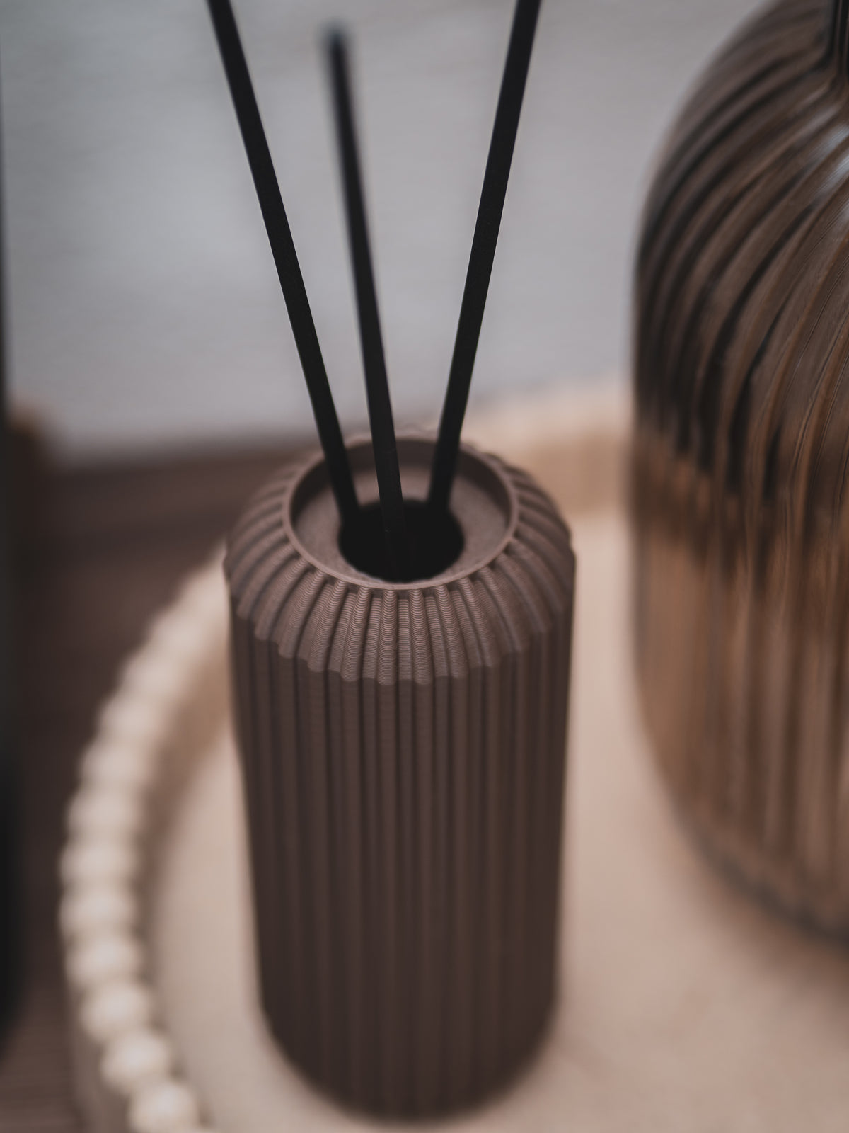 Duftstäbchen-Diffusor | Mini-Vase | versch. Farben | inkl. 3 Stäbchen & Glaseinsatz