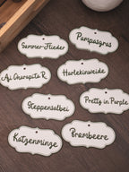 Pflanzenstecker in weiß-grün | personalisierbar