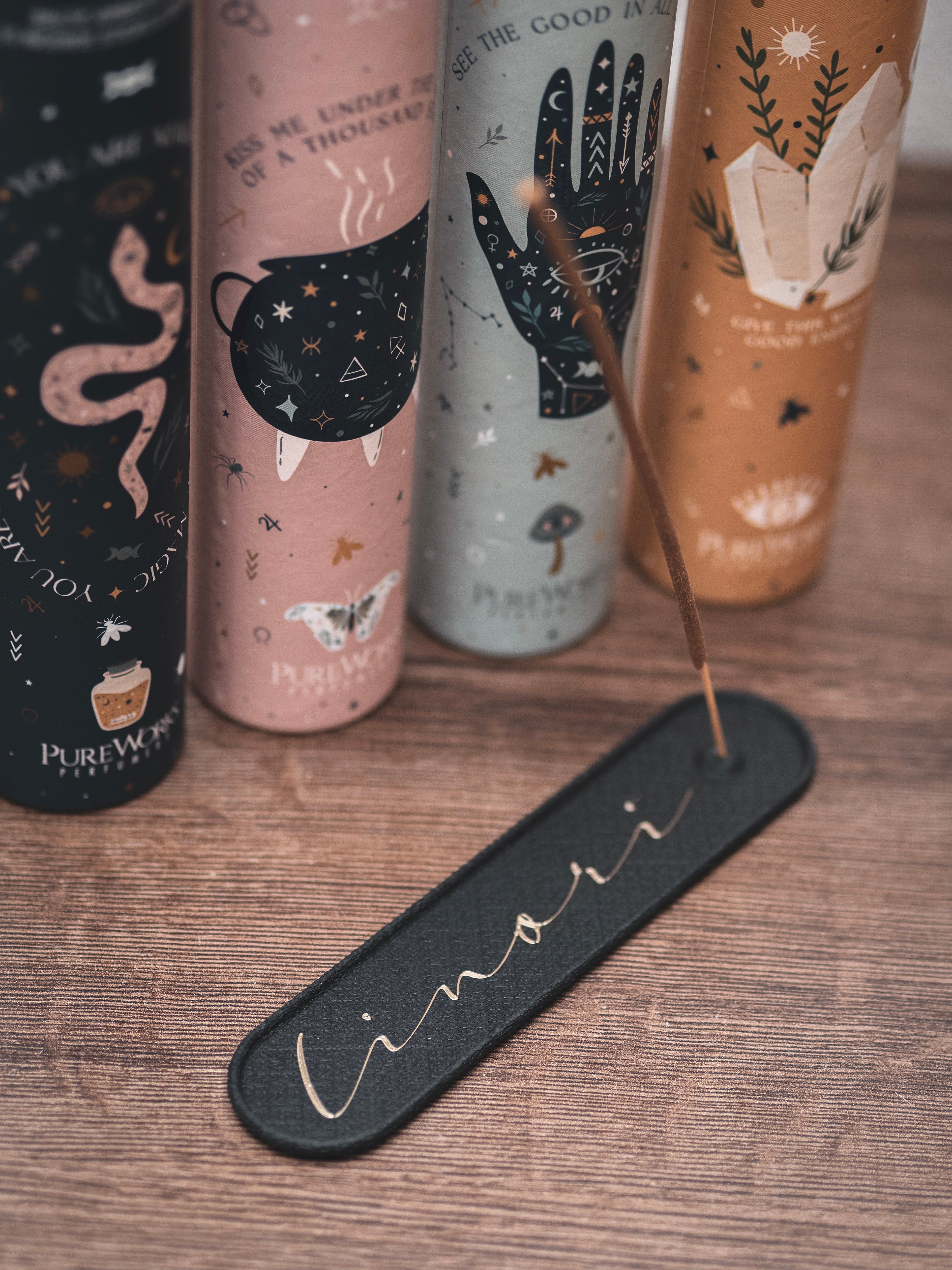 Räucherstäbchen "Celestial Magic" mit linori Räucherhalter