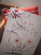 Digitale Postkarte Happy Mother's Day rose bloom zum Ausdrucken PDF-Datei als digitaler Download