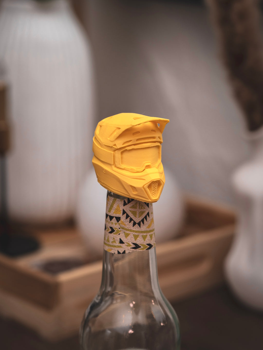Flaschendeckel Motorradhelm für Bier, Limo & kl. Sektflaschen | verschiedene Farben