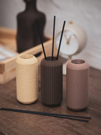 Duftstäbchen-Diffusor | Mini-Vase | versch. Farben | inkl. 3 Stäbchen & Glaseinsatz