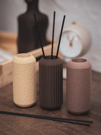 Duftstäbchen-Diffusor | Mini-Vase | versch. Farben | inkl. 3 Stäbchen & Glaseinsatz
