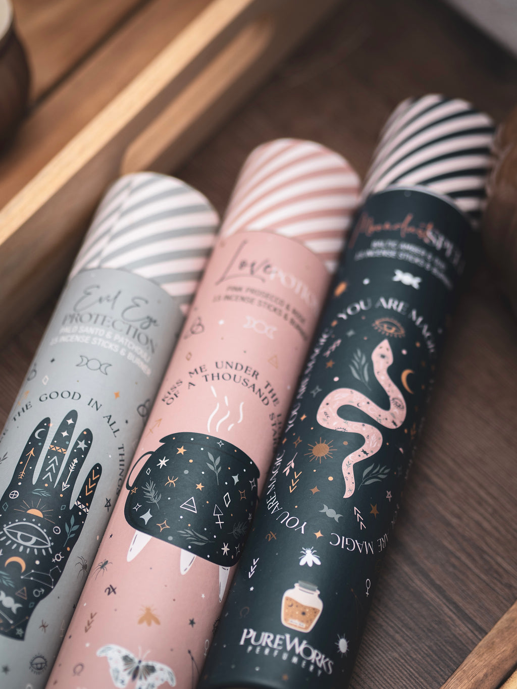 Räucherstäbchen "Celestial Magic" mit linori Räucherhalter