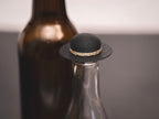 Flaschendeckel Sommerhut für Bier, Limo & kl. Sektflaschen | schwarz | auch als Schlüsselanhänger