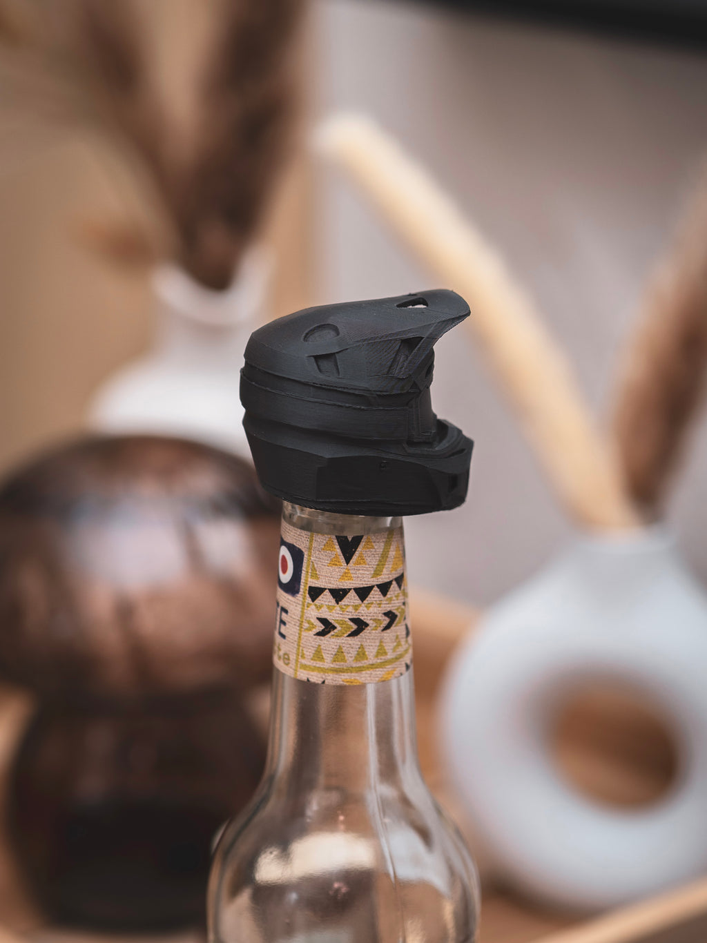 Flaschendeckel Motorradhelm für Bier, Limo & kl. Sektflaschen | verschiedene Farben