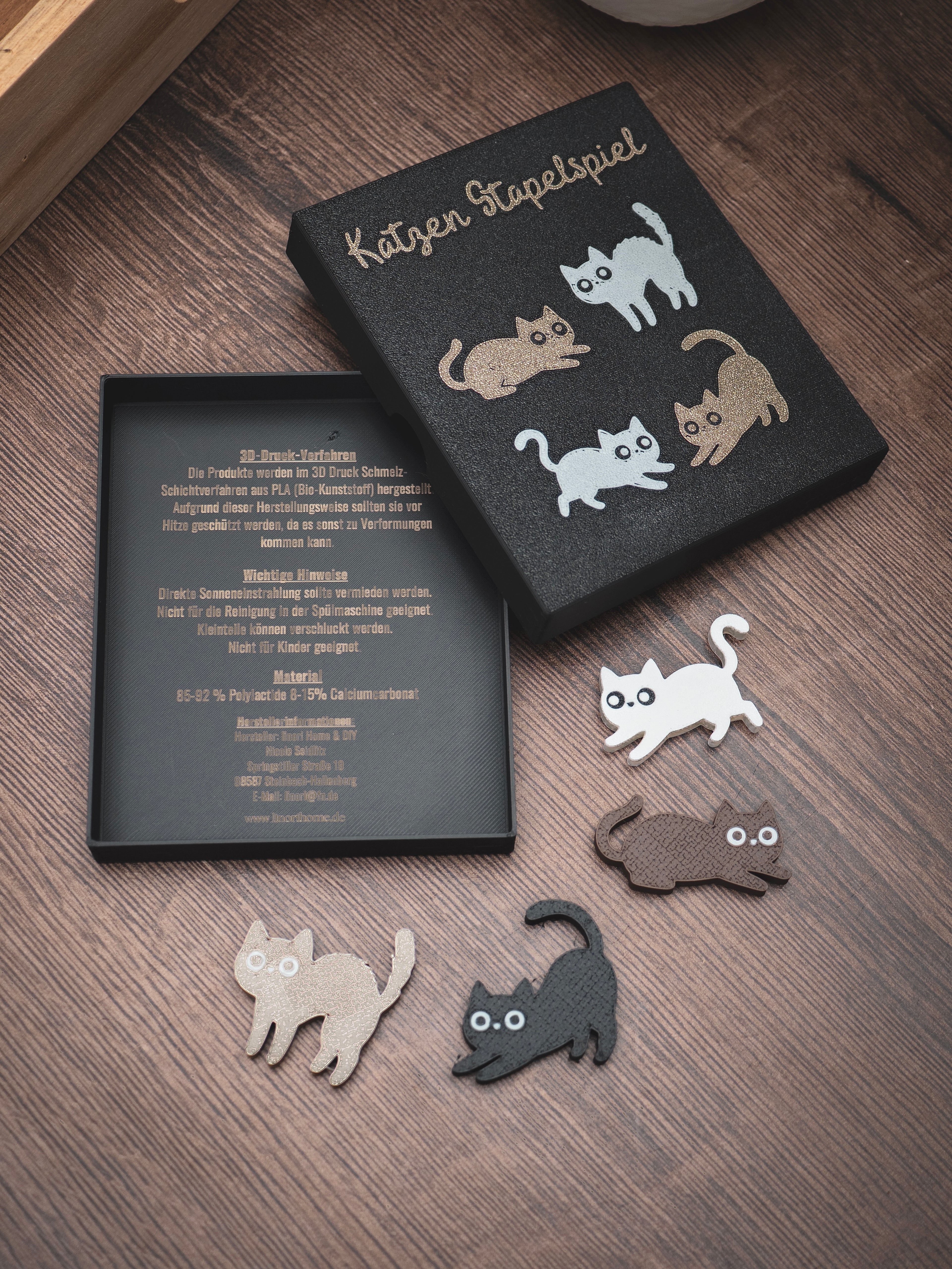 Katzen Stapel- / Geschicklichkeitsspiel