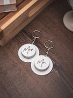 Flaschendeckel Strohhut mr. & mrs. für Bier, Limo & kl. Sektflaschen | auch als Schlüsselanhänger