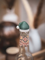 Flaschendeckel Weihnachtsmütze für Bier, Limo & kl. Sektflaschen