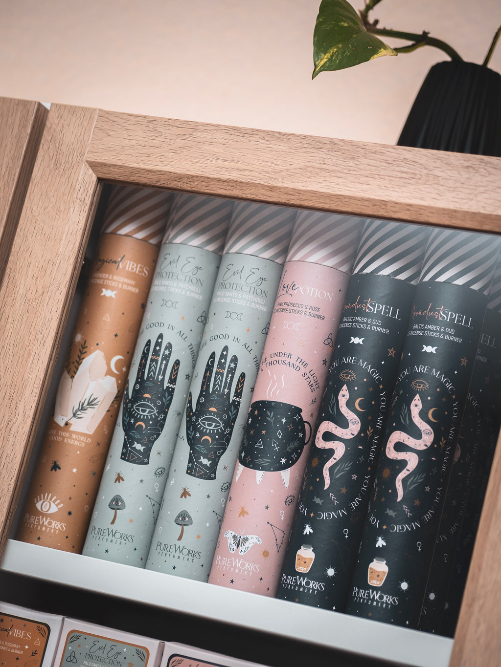 Räucherstäbchen "Celestial Magic" mit linori Räucherhalter