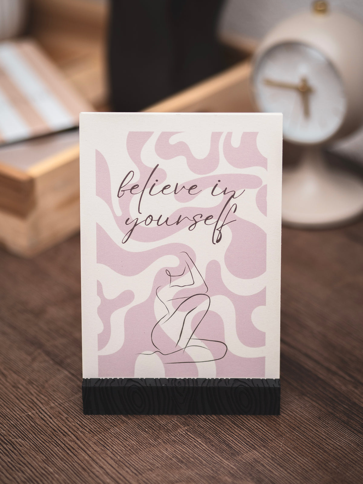 Postkarte 'believe in yourself'