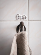 Guest | Gästeschild zum aufhängen oder kleben | in 7 Farben | in 2 Sprachen