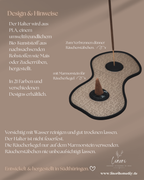 Räucherstäbchen & -kegel Halter | 18 cm - verschiedene Farben | + 1 Gratis Räucherstäbchen