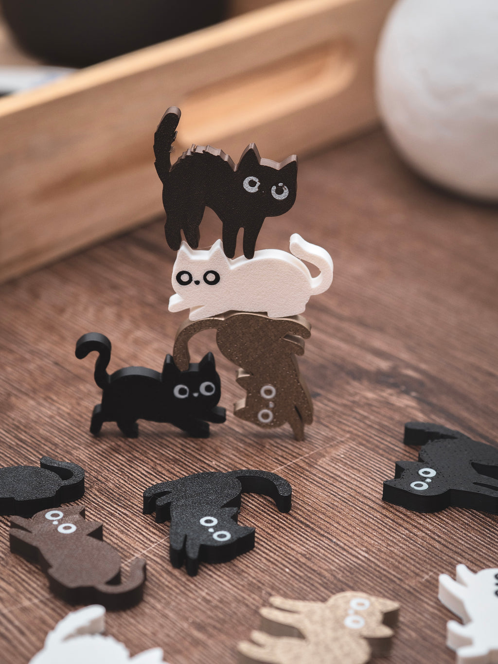 Katzen Stapel- / Geschicklichkeitsspiel