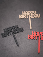 Muffin Topper "Happy Birthday"