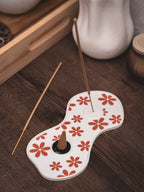 Räucherstäbchen & -kegel Halter Margerite | 18 cm - verschiedene Farben | + 1 Gratis Räucherstäbchen