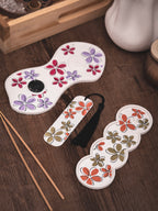 Räucherstäbchen Halter Bloom Art | 16 cm - verschiedene Farben | + 1 Gratis Räucherstäbchen