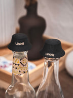 Flaschendeckel Fischerhut für Bier, Limo & kl. Sektflaschen | in schwarz & personalisierbar