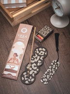 Leo-Set | Räucherstäbchen, -halter, Streichholzbox & Lesezeichen