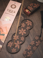 Margeriten-Set | Räucherstäbchen, -halter, Streichholzbox & Lesezeichen