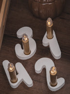 Adventskranz Zahlen 1-4 | verschiedene Farben