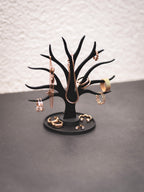 Schmuckständer Baum für Armbänder, Ringe, Earcuffs, Creolen mit Ablage