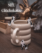 Teebeutelhalter Katze Set | 21 Farben + Glücks- & Bengalkatze